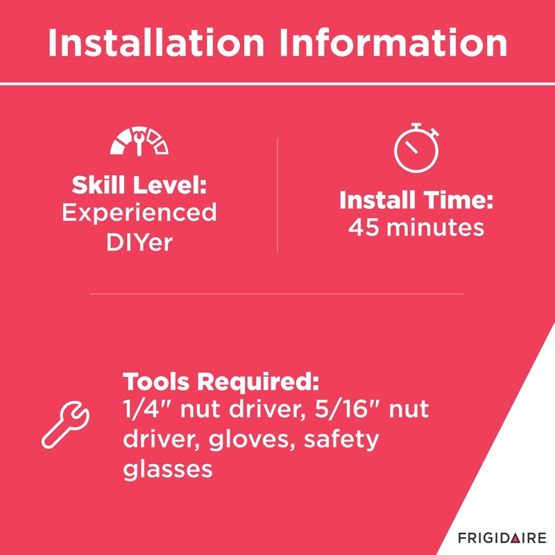 Frigidaire 242303001 Air Damper Control Assembly Kit for Refrigerators, White