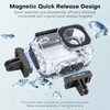 REYGEAK Waterproof Case for Osmo Action 5 Pro/Action4/3, 40M Diving