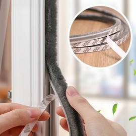 All-Season Mohair Gap Sealer for Doors, Windows, and Entryways Window Frame 7ea