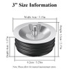 1 Pcs Sewer Cleanout Cap, 3 Inch Rubber Expansion Sewer