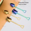 Coffee Spoons Stainless Steel Tea Round Dessert Long Handle for