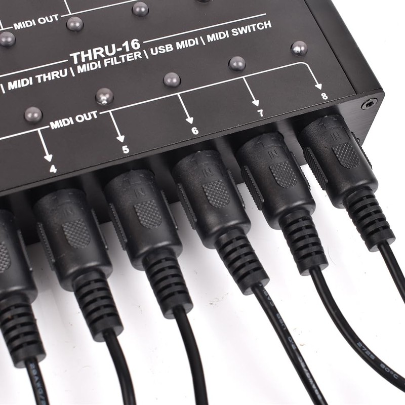 DOREMiDi MIDI THRU-16 Box Filter and Switch 1 MIDI input