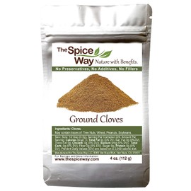 The Spice Way Cloves - ground | 4 oz | clove powder, for many savory dishes and even tea