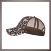 One Limitation CP351 Leopard Print Mesh Cap, Hat, Running, Outdoors,