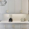Amerdeco 10 Pack Brushed Gold Cabinet Pulls 8.8 Inch(228mm) Hole