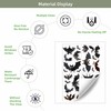 VELUMI Halloween Window Clings, Static Cling Stickers for Glass (Bat2)