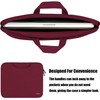 15.6 Inch Laptop Sleeve, Durable Slim Briefcase Handle Bag &