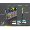 TOOLI-ART 36 Flexible Brush Tip Acrylic Paint Pens Markers Set