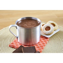 IMUSA USA Aluminum Mug for Stovetop Use or Camping 1.25-Quart, Silver