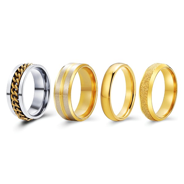 NNIOV Stacking Rings, Knuckle Ring Set, Simple Stackable Midi Cuff