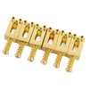 6 Pcs Electric Guitar Bridge Saddle Standard Zinc Alloy Guitar