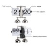 Retro Digital Flip Down Clock Flip Desk Clock Mechanical Battery