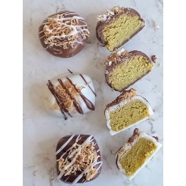 Bliss Lane Sweets Dubai Chocolate Bar Truffles! Crunchy Knafeh & Pistachio Buttercream!!