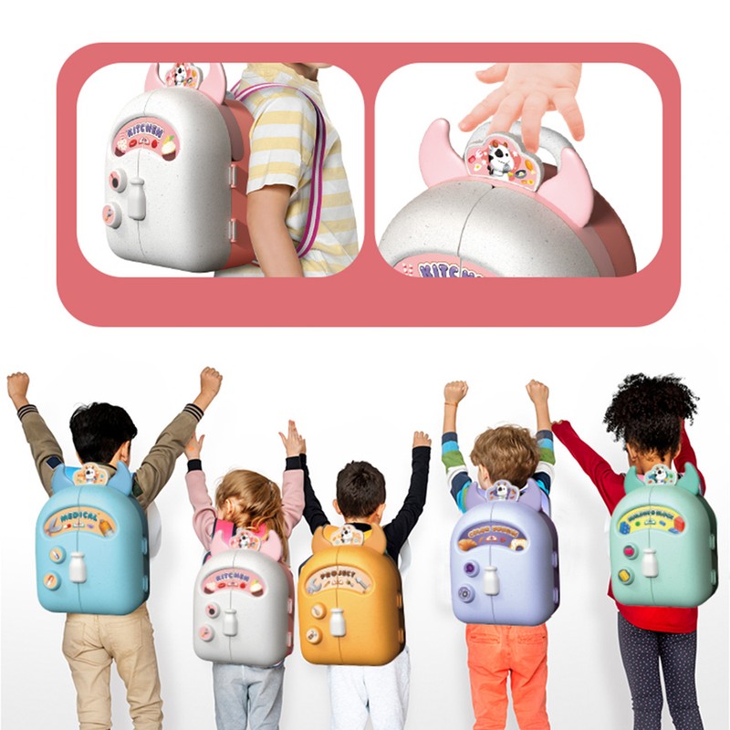 Backpack Style Modeling Clay Kit for Kids Air Dry Clay