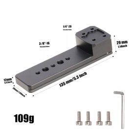 Hersmay Lens Support Baseplate Stand for Nikon NIKKOR Z 400mm f4.5 /NIKKOR Z 600mm f6.3 /NIKKOR Z 800mm f6.3 VR S