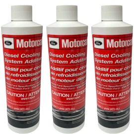 Motorcraft VC8 Diesel Engine Cooling System Additive for Ford OEM Pack Of 3