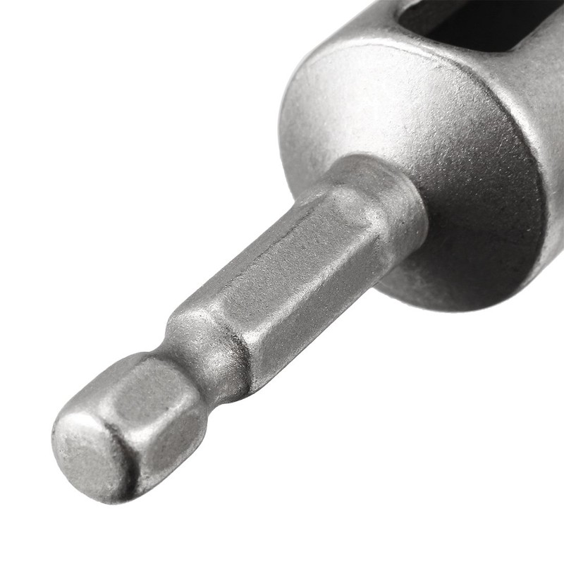 sourcing map 10mm Nut Driver, 1/4" Quick-Change Hex Shank Slotted