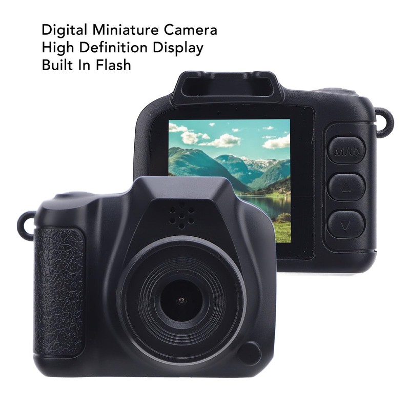 Miniature Camera, Mini Camera Keychain, with 1.3 inch Screen, Small