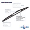 HOSAIRY Rear Wiper Arm Blade Set for Toyota Sienna 2011-2018