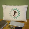 'Muscle Man' Canvas Clutch Bag/Accessory Case (CL00036453)