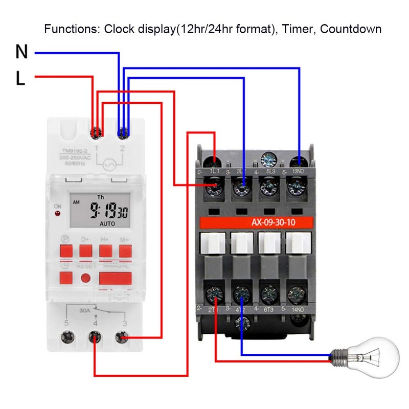 ANKROYU Timer Switches, LCD 7 Days Programmable Digital Timer Switches,
