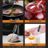 Termómetro Digital De Cocina Para Alimentos Y Carne Blanco