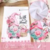 VitalCozy 6 Pcs Lavender Summer Kitchen Towel Set Funny Housewife