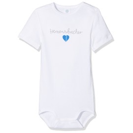 Sanetta Baby Boys' 321971 Bodysuit, (White 10), 6-9 Months
