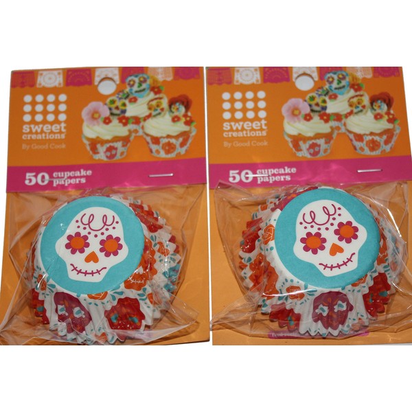 Set of 2 50 count, 100 Total DOD Sugar Skull