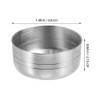 TEHAUX Stainless Steel Cocktail Shaker Lid Replacement, Anti-Splash Shaker Cup