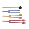 Tuning Forks Set for Healing with Mallet 3 Color Weighted