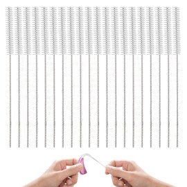 Hearing Aid Cleaning Brushes,20PCS Long Hearing Aid Tube Brush,Hearings Aids Cleaning Tools,Hearings Aid Vent Brush for Sound Tubes