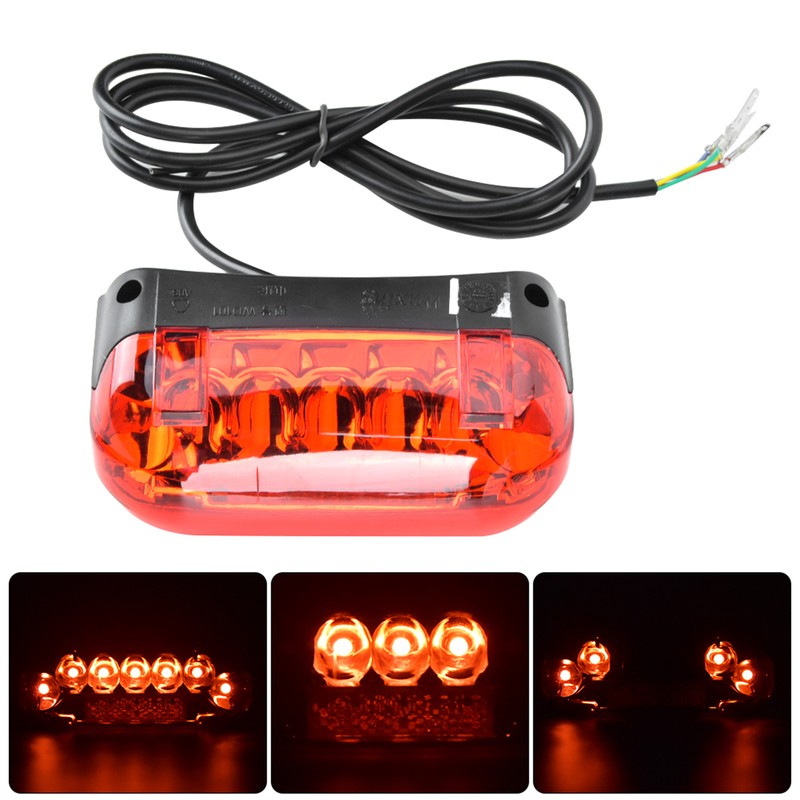 Motorcycle Taillight Brake Light 2 In 1 Intelligent Stop Lamp