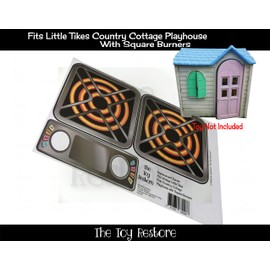Toy Restore Replacement Stickers fits Little Tikes Country Cottage Playhouse Square Burners