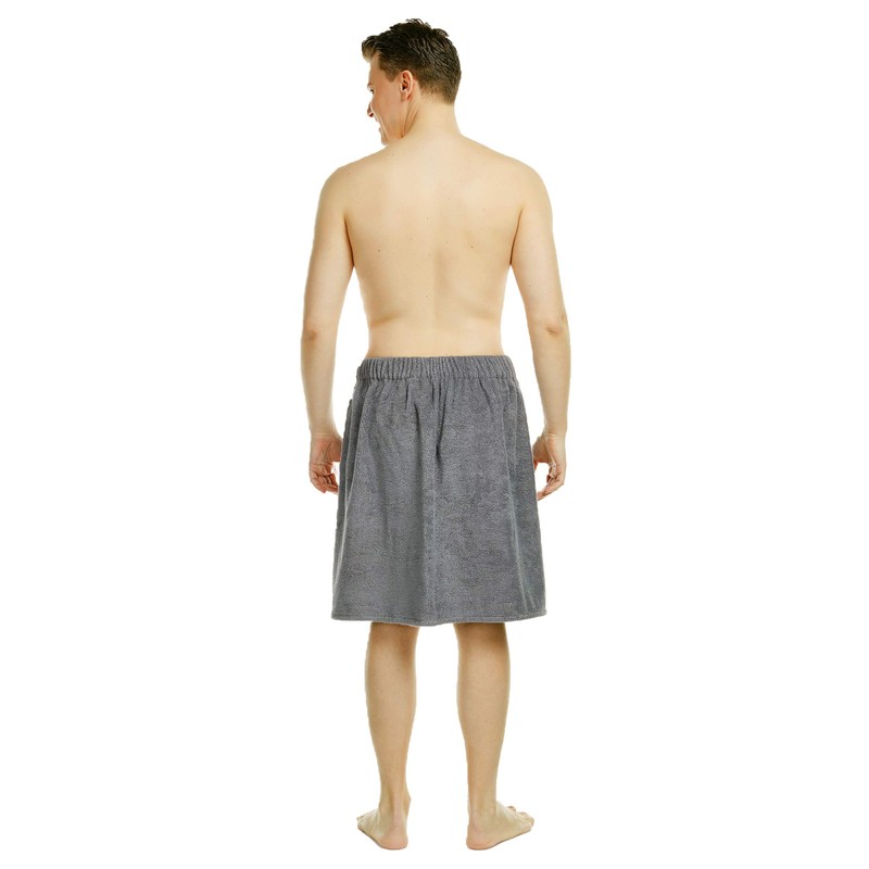 Arus Sauna Kilt for Men 100% Organic Cotton Terry Knee