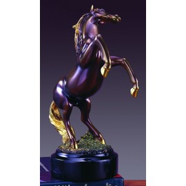 Rearing Horse Statue - Sculpture