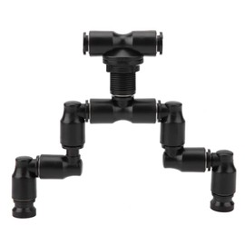 Ejoyous Reptile Mist Sprinkler, 360 Adjustable Aquarium Tank Fogger Rainforest System 1/4 Inch Tub Reptile Forest Mist Sprinkler for Reptile Enthusiasts and Terrarium Holder