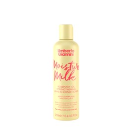 Umberto Giannini Strong Curls Rosemary Oil Strengthening Moisture Milk Leave-in Conditioning Treatment for Curly, Coily, Wavy Hair - Includes Biotin - Sulphate Free + Vegan