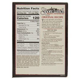 Shore Lunch Fish Breading & Batter Mix, Original Recipe, 9 Ounce Box of Breading & Batter Mix (Pack of 6)