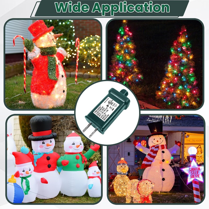 29V LED Power Supply, Christmas Tree Plug Adapter, IP44 Waterproof