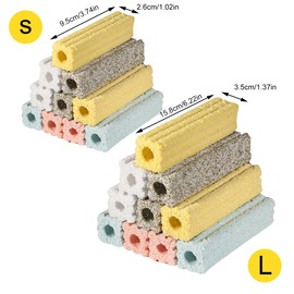 AIMALL Nano Quartz Stone Aquarium Filter Media, Bacterial House Water Purification Blocks, Universal Nitrification Bacteria Support