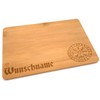 Samunshi® Wooden Board with Engraving Vegvisir Runes Made of Bamboo