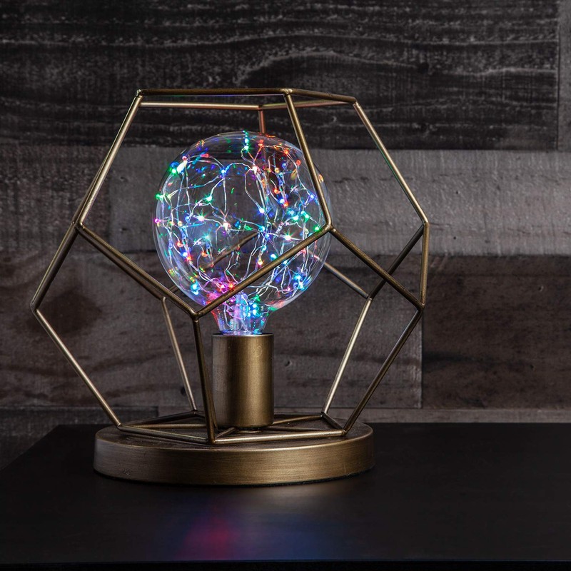 LEDimagine Fairy String Light Bulb, LED Globe Light Pendant, RGB