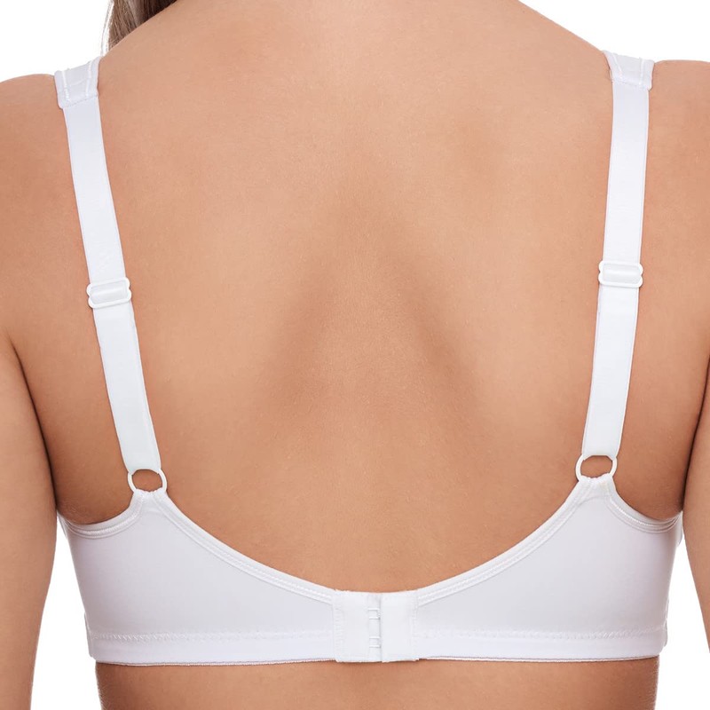 Susa Women's Double Pack Bra, White, 80A