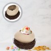 ABOOFAN Dinosaur Egg Shaped Dessert Bowl with Nest Ceramic Small