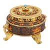 Trinket Incense Burner with Lid Handcraft Antique Polished Process for