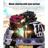 FreedConn Motorcycle Helmet Bluetooth Headset,TCOM VB with Music Sharing 2-Riders