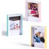 Instax Mini Film Photo Frames 2x3, Iridescent Picture Frames, 3