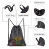 2-Pack Mesh Drawstring Bag, Sport Equipment Storage Bag for Beach,