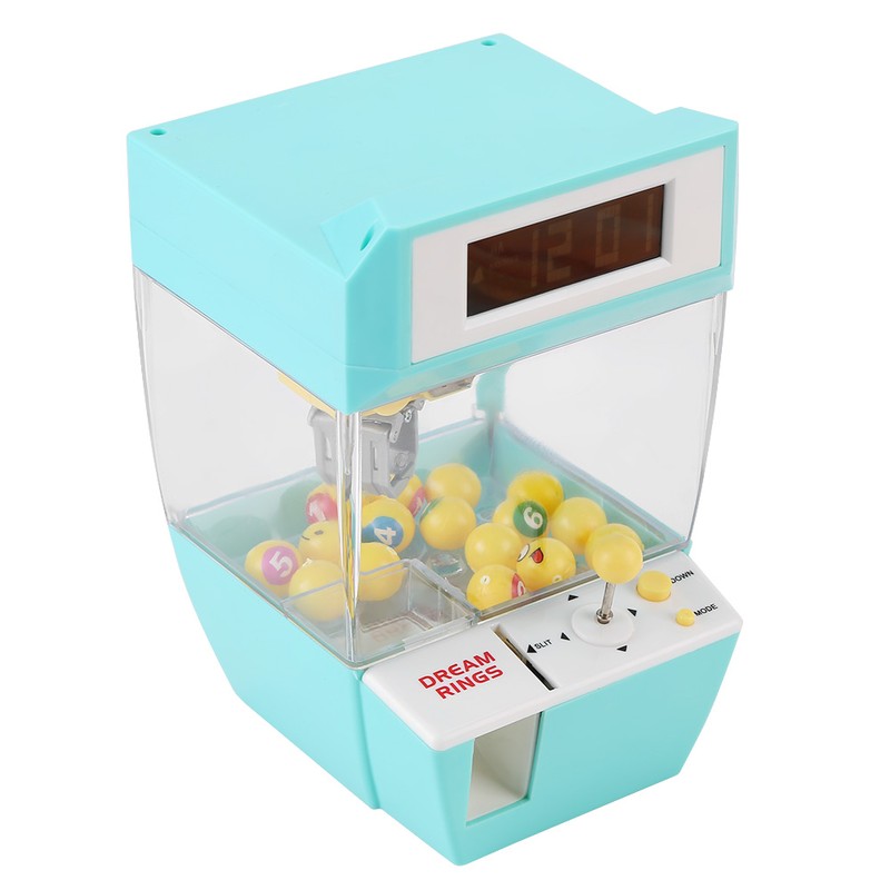 Mini 2 in 1 Electronic Crane Machine Toy LCD Display